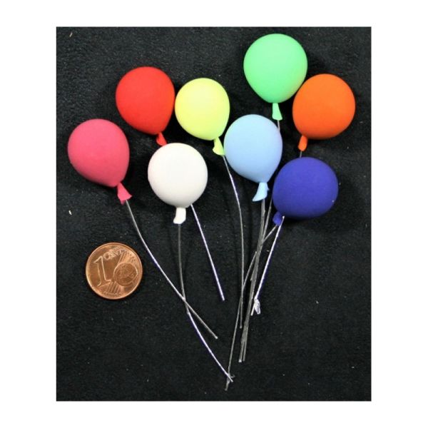 Dollmafando 15086 Luftballons (8 Stk) 1:12 für Puppenhaus