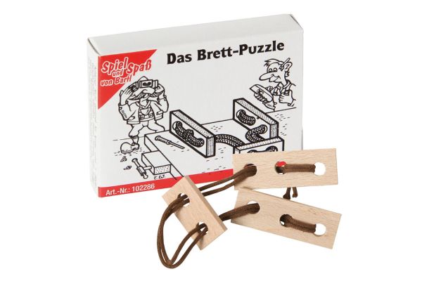 Bartl 102286 Mini-Puzzle "Das Brett-Puzzle" Knobelspiel Holz