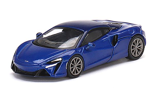 TSM-Models 430 McLaren Artura Volcano blau (LHD) MiniGT Maßstab 1:64 Modellauto