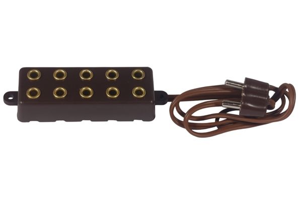 Kahlert Verteilerdose 5-fach 3,5V braun