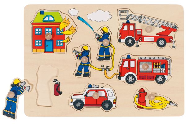 goki Steckpuzzle Feuerwehr