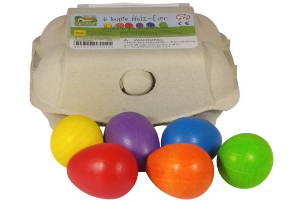 Erzi Eier bunt im Karton