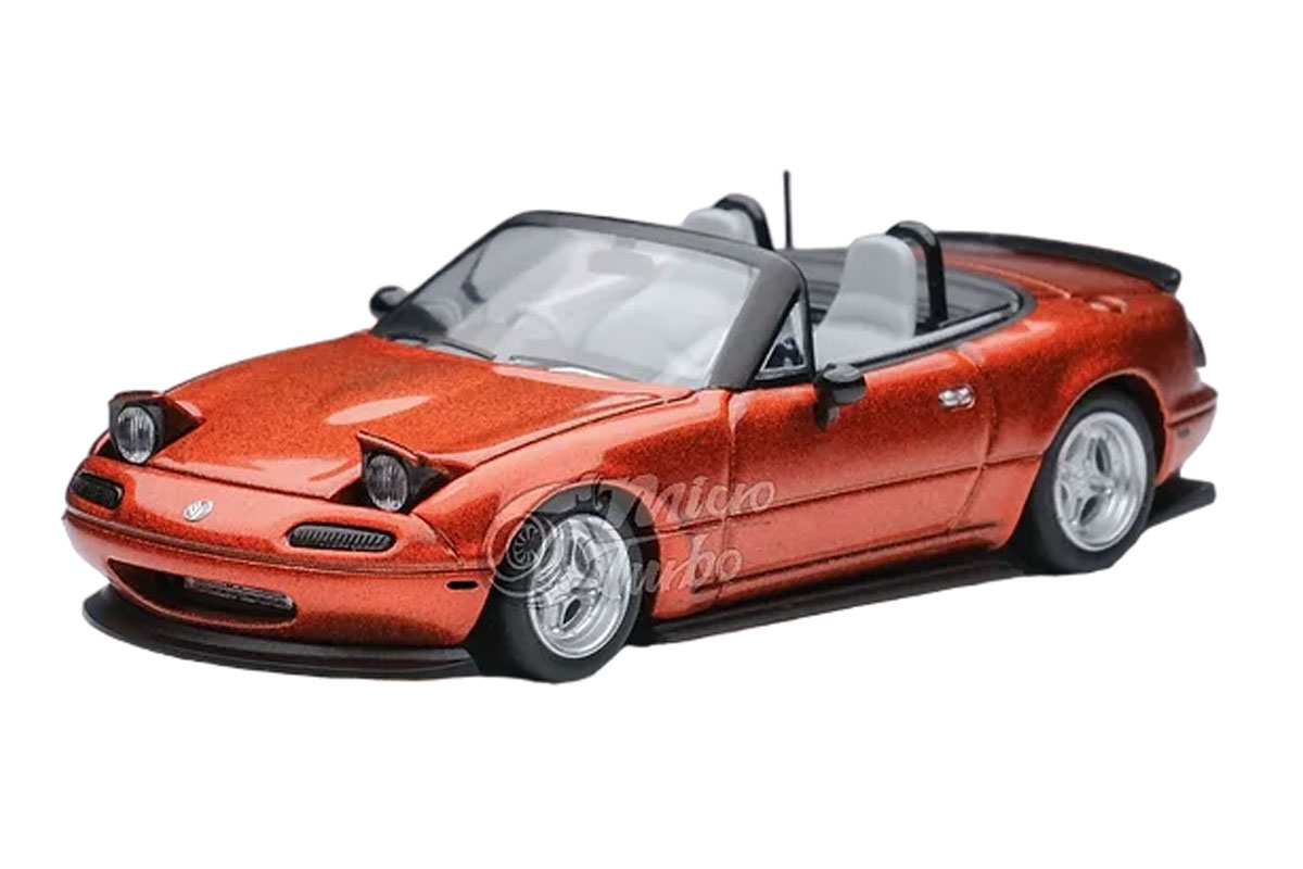 MicroTurbo MT6403B1 Mazda MX5 (NA) orange metallic Maßstab 1:64 Modellauto, 1:64 / 3 Inch, Sonstige, Modellautos