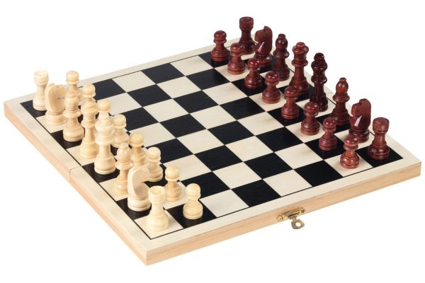 goki Schachspiel in Holzklappbox