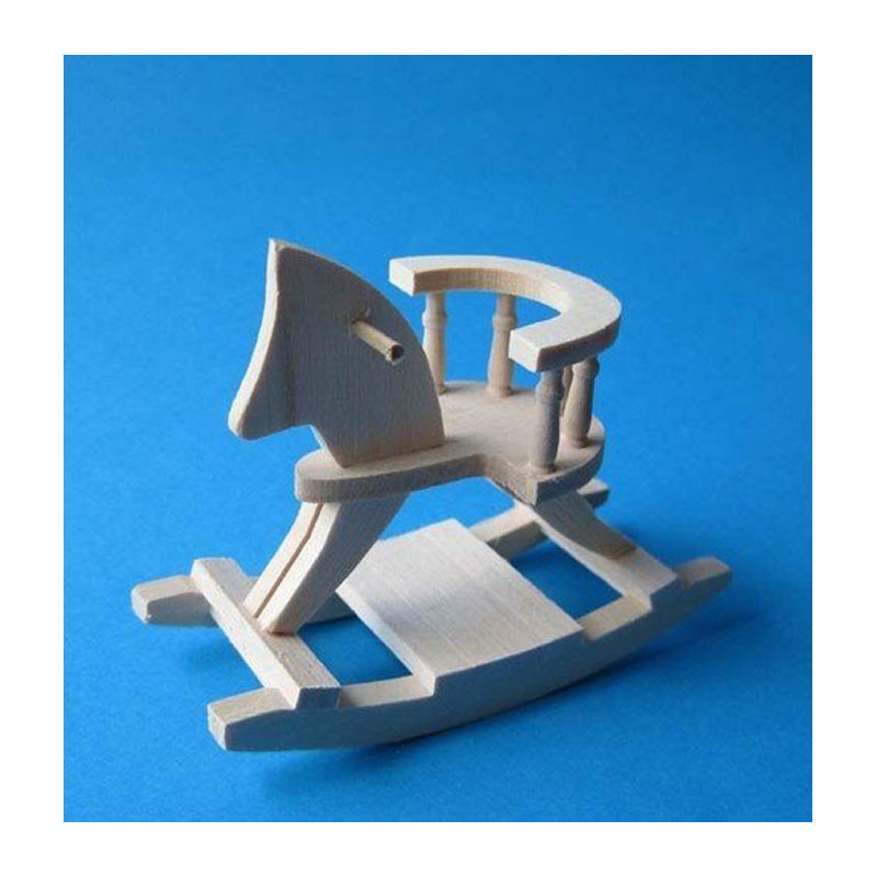 Melody Jane Puppenhaus Schaukelpferd Miniatur – 1:12 Maßstab, Metall, 56 Mm Breit, Für Sammler & Bastler