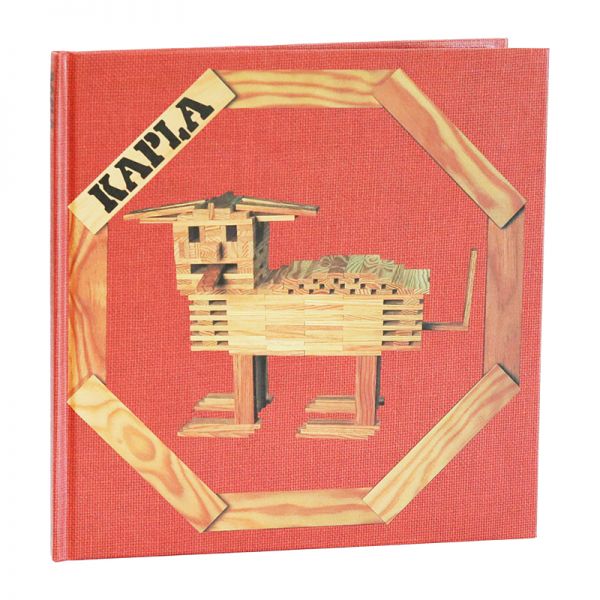 KAPLA-Kunstbuch Band 1 rot für Anfänger