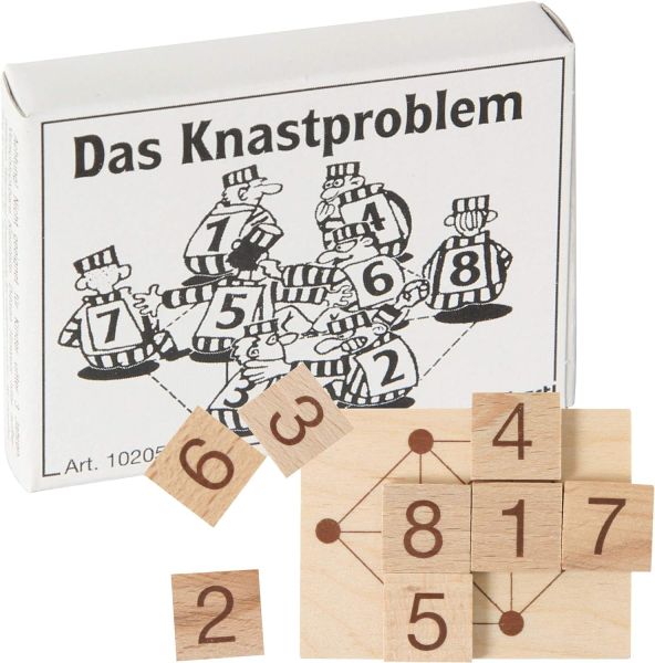 Bartl 102054 Mini-Puzzle "Das Knastproblem" Knobelspiel Holz