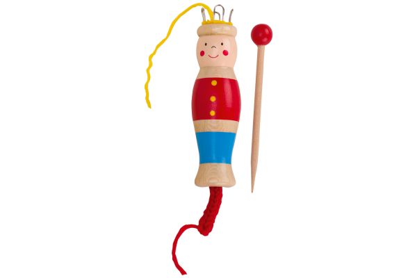 goki Stricksusel mit Holznadel und Garn