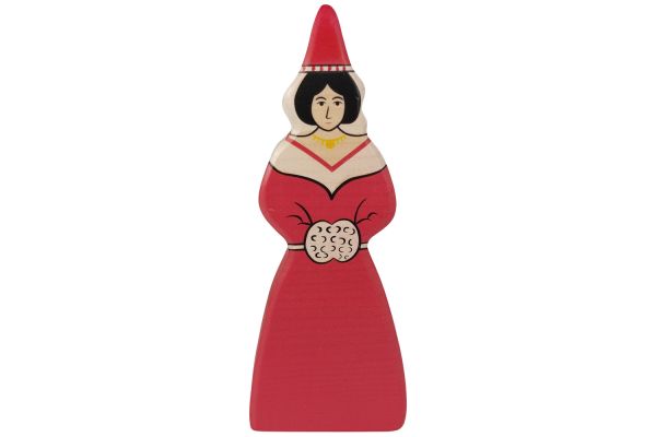 Holztiger Figur Burgfräulein