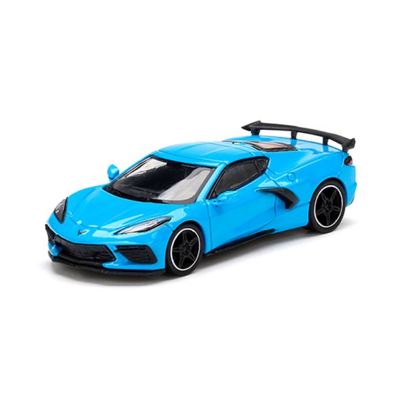 TSM-Models 251 Chevrolet Corvette Stingray rapid blau (LHD) MiniGT Maßstab 1:64 Modellauto