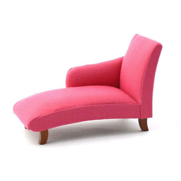 Dolls House 7232 Chaise Longue Ottomane Sofa pink 1:12 für Puppenhaus