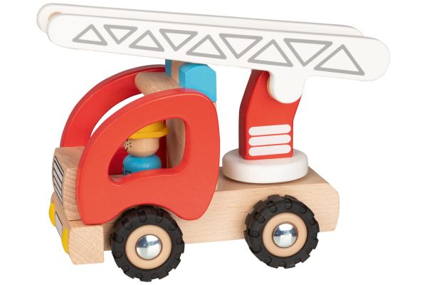 goki Feuerwehr Leiterwagen mit Figur