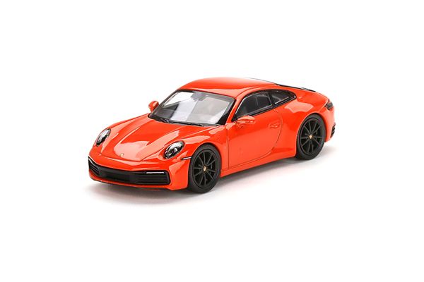 TSM-Models 371 Porsche 911 (992) Carrera 4S lava orange (LHD) MiniGT Maßstab 1:64 Modellauto