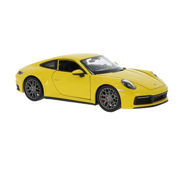 Welly 24099 Porsche 911 Carrera 4S gelb Maßstab 1:24