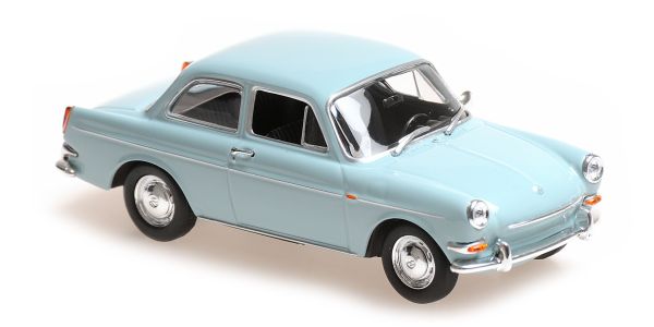 Maxichamps 940055300 Volkswagen VW 1600 hellblau 1966 Maßstab 1:43 Modellauto