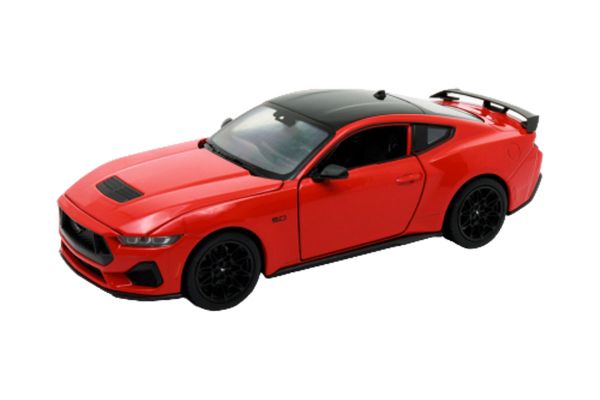 ***Welly 24123 Ford Mustang rot 2024 Maßstab 1:24 Modellauto