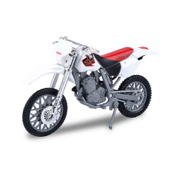 Motormax 76205-429 Honda XR400R weiss Maßstab 1:18 Motorrad
