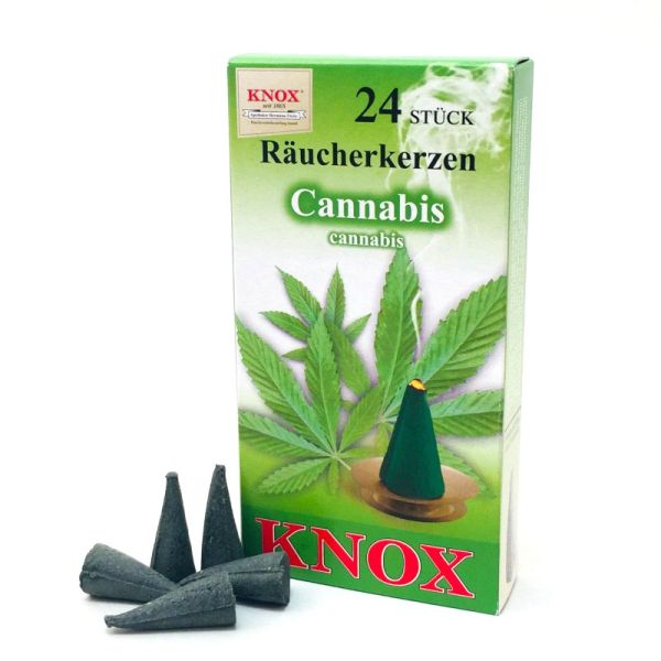 KNOX 013400 Räucherkerzen "Cannabis" Erzgebirge Sigro