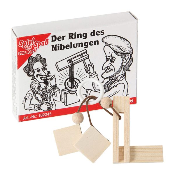 Bartl 2245 Puzzle &quot;Der Ring des Nibelungen&quot; Knobelspiel Holz