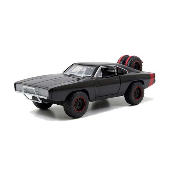 Jada 253203011 Dom&#039;s Dodge Charger R/T Offroad schwarz - Fast &amp; Furious Maßstab 1:24 Modellauto