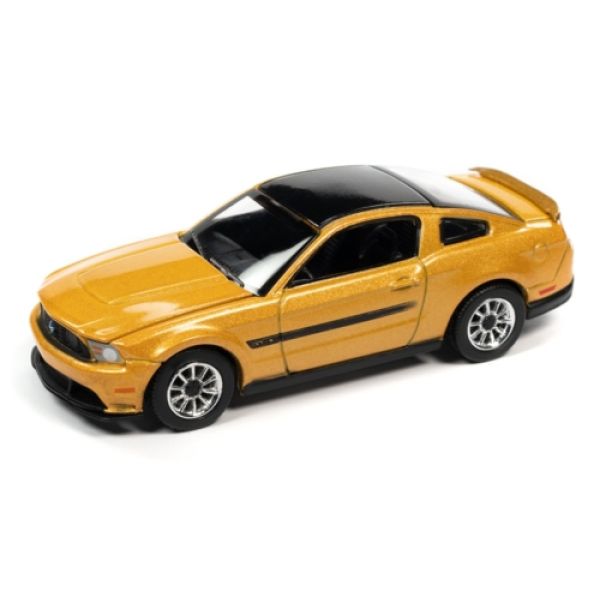 Autoworld AW64372B-6 Ford Mustang GT/CS gelb metallic 2012 - Premium 2022 R3 Maßstab 1:64 Modellauto