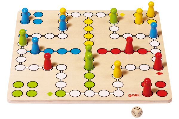 goki Gesellschaftsspiel Ludo