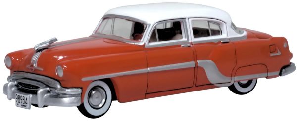 Oxford 87PC54004 Pontiac Chieftain rot/weiss 1954 Maßstab 1:87 Modellauto