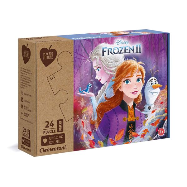Clementoni 20260 Maxi-Puzzle &quot;Frozen 2&quot; 24 Teile