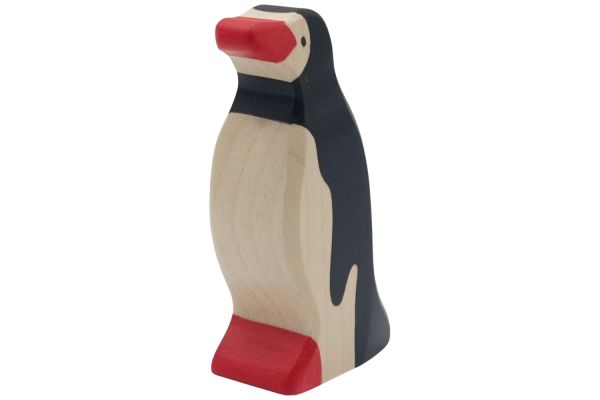 Holztiger Pinguin
