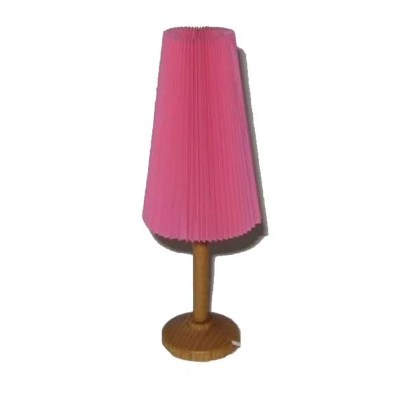 Kahlert 10203 Stehlampe mit rosa Plisseeschirm 1:12 für Puppenhaus