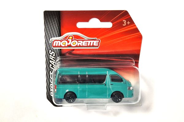 Majorette 212053051 Toyota Hiace grün (216C) - Street Cars Maßstab 1:69 Modellauto