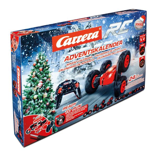 Carrera 370240009 Adventskalender &quot;Mini Turnator 2.0&quot; rot Bausatz RC Car