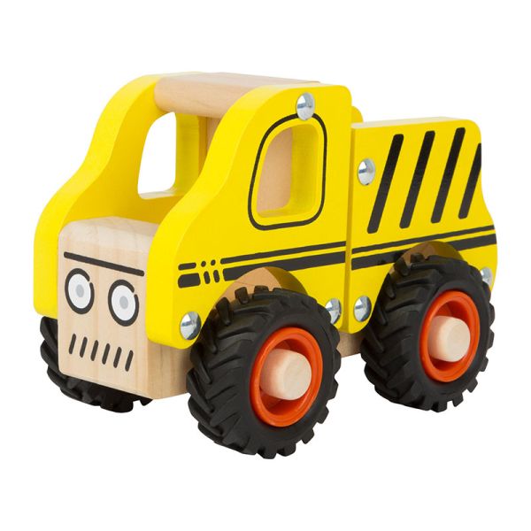 Legler 11096 Baufahrzeug gelb Holz