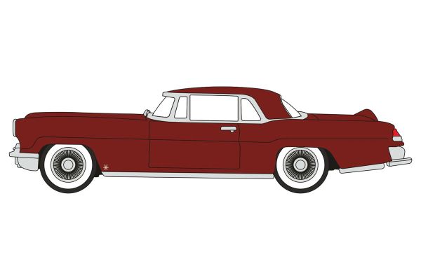 ***Oxford 87LC56005 Lincoln Continental MKII dunkelrot 1956 Maßstab 1:87 Modellauto