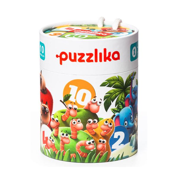 Cubika 13005 Puzzlebox &quot;My Friends&quot; Zahlenpuzzle 20-teilig Ukrainian Toys