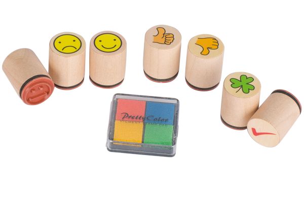 goki Stempel-Set Kleeblatt, Smile, ...7 Stempel