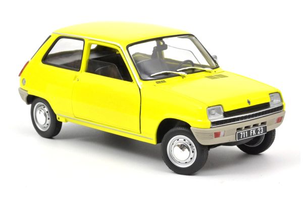 Norev 185173 Renault 5 gelb 1974 Maßstab 1:18 Modellauto