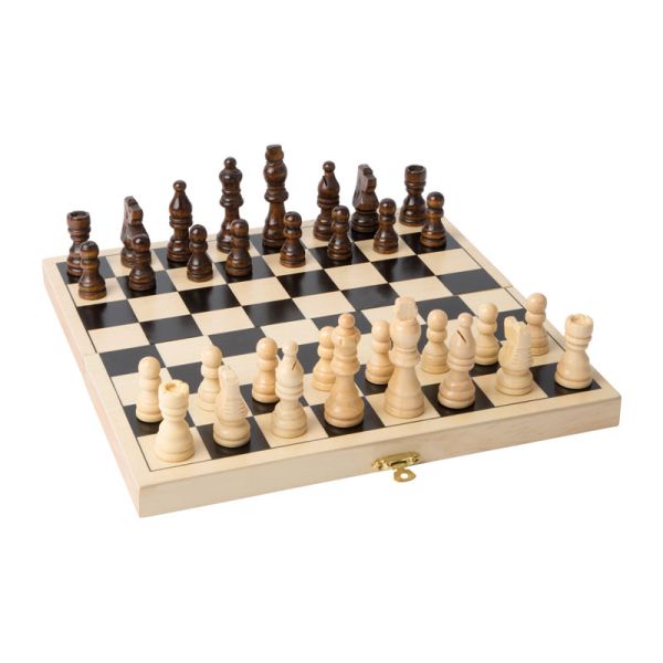Legler 2044 Schachspiel in Klappkassette Holz