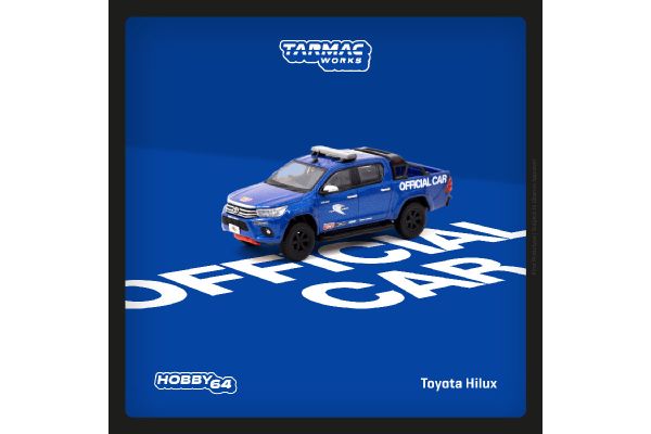 ***Tarmac T64-041-FUJI Toyota Hilux "Fuji Speedway Official Car" blau Maßstab 1:64 Modellauto