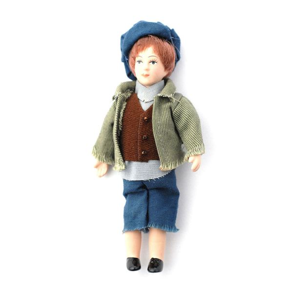 1:12 junge Frau -14cm Puppenhaus Miniatur Porzellan PUPPE 