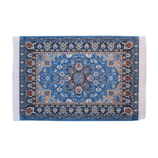 Kahlert 90040 blauer Teppich (22x15 cm) 1:12 für Puppenhaus