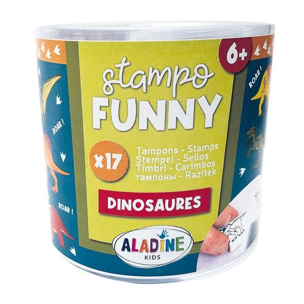 Image of Aladine 3085174 - Kinder Stempel Funny Dinosaurier