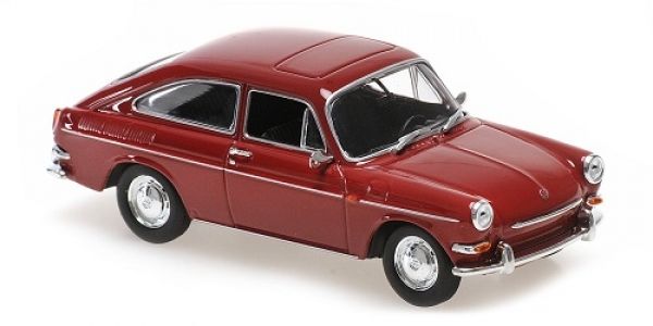 Maxichamps 940055321 Volkswagen VW 1600 TL rot 1966 Maßstab 1:43 Modellauto