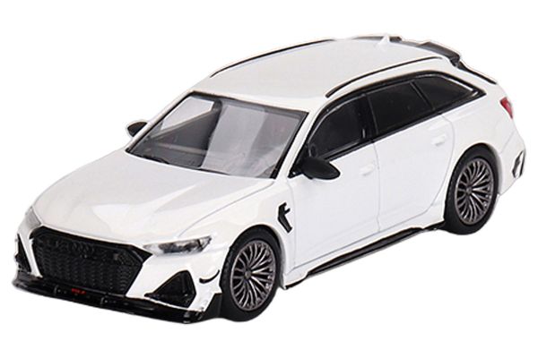 ***TSM-Models 701 Audi RS-6 R ABT weiss (LHD) - MiniGT Maßstab 1:64