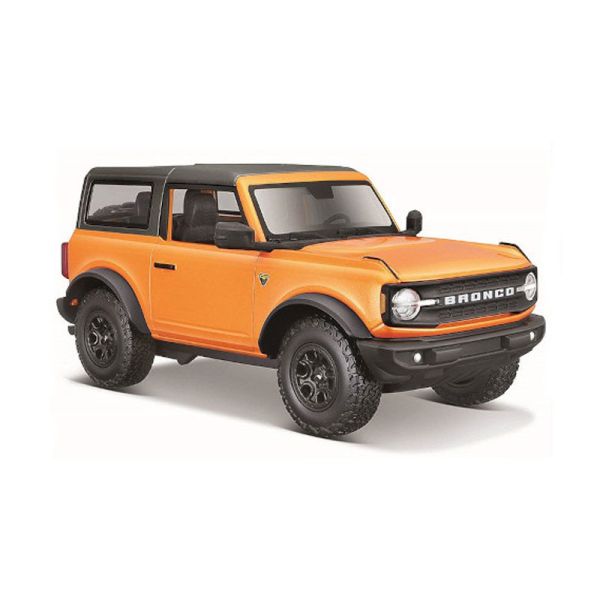 Maisto 31530 Ford Bronco Badlands orange metallic/schwarz matt 2021 Maßstab 1:24 Modellauto