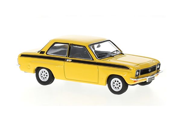 IXO Models CLC418 Opel Ascona A &quot;Tuning&quot; gelb 1973 Maßstab 1:43 Modellauto