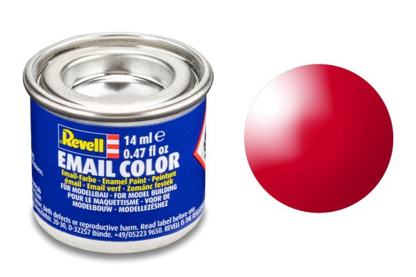 Revell 32134 italien red glänzend Email Farbe Kunstharzbasis 14 ml Dose